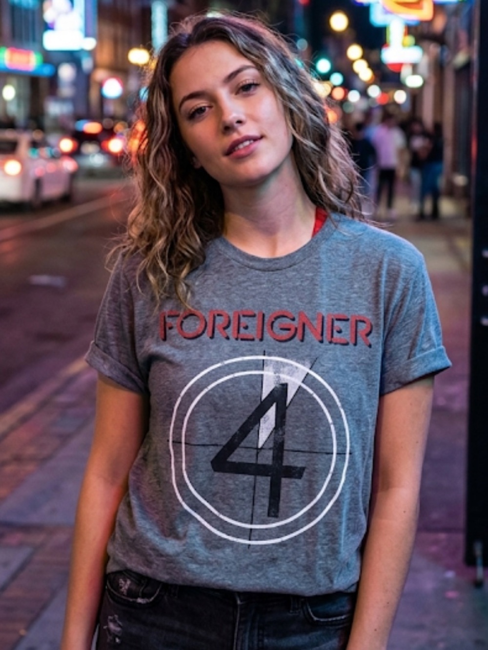 Foreigner Tour Shirt women’s size medium